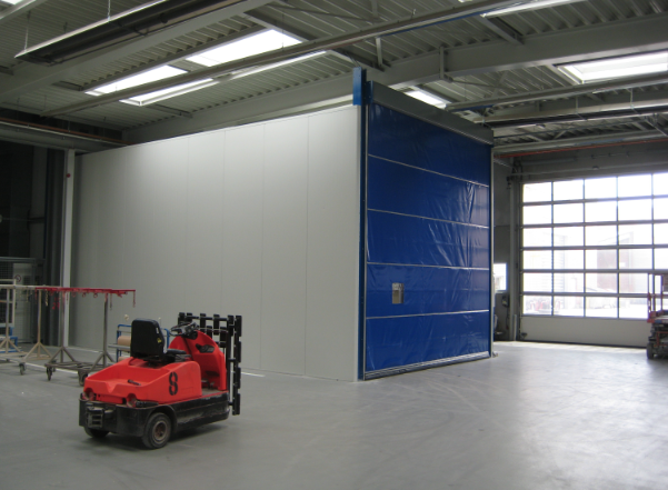 Strahlhalle, Strahlraum, Strahlkabine, Strahlhaus, Schrapperboden, Strahlmittelreinigung