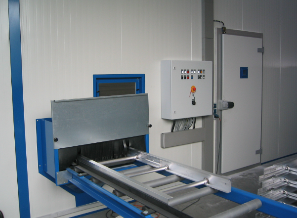 Strahlhalle, Strahlraum, Strahlkabine, Strahlhaus, Schrapperboden, Strahlmittelreinigung