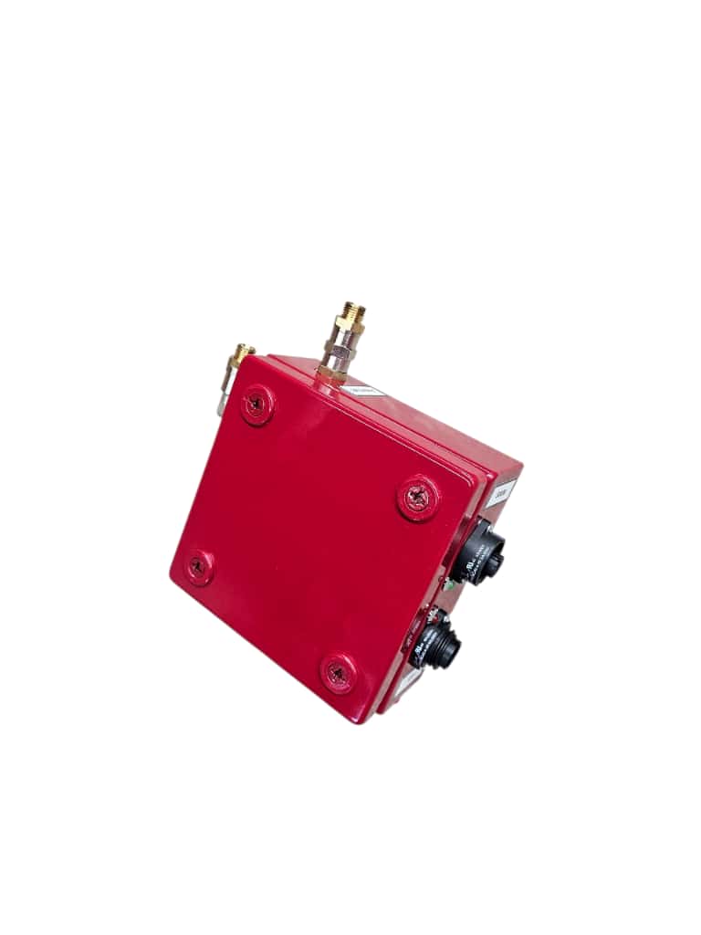 Fernsteuerung elektropneumatisch , Elektro-Schaltkasten, Eigenentwicklung