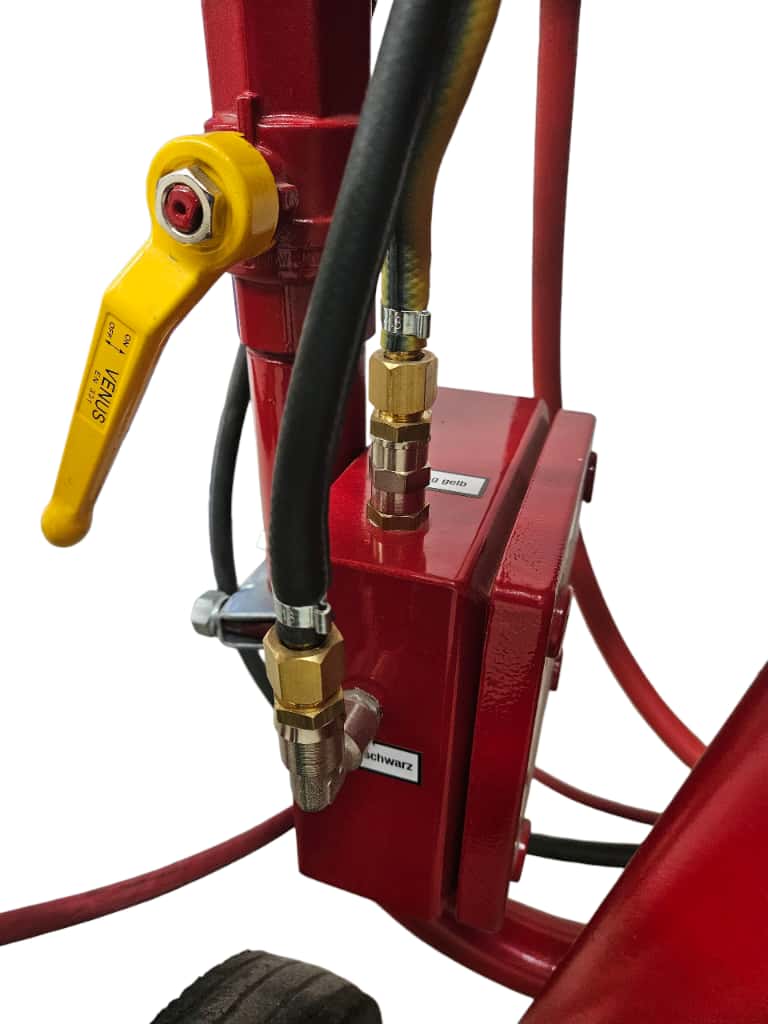 Elektro-Schaltkasten, elektrische Steuerung, Strahltechnik, Sandstrahltechnik