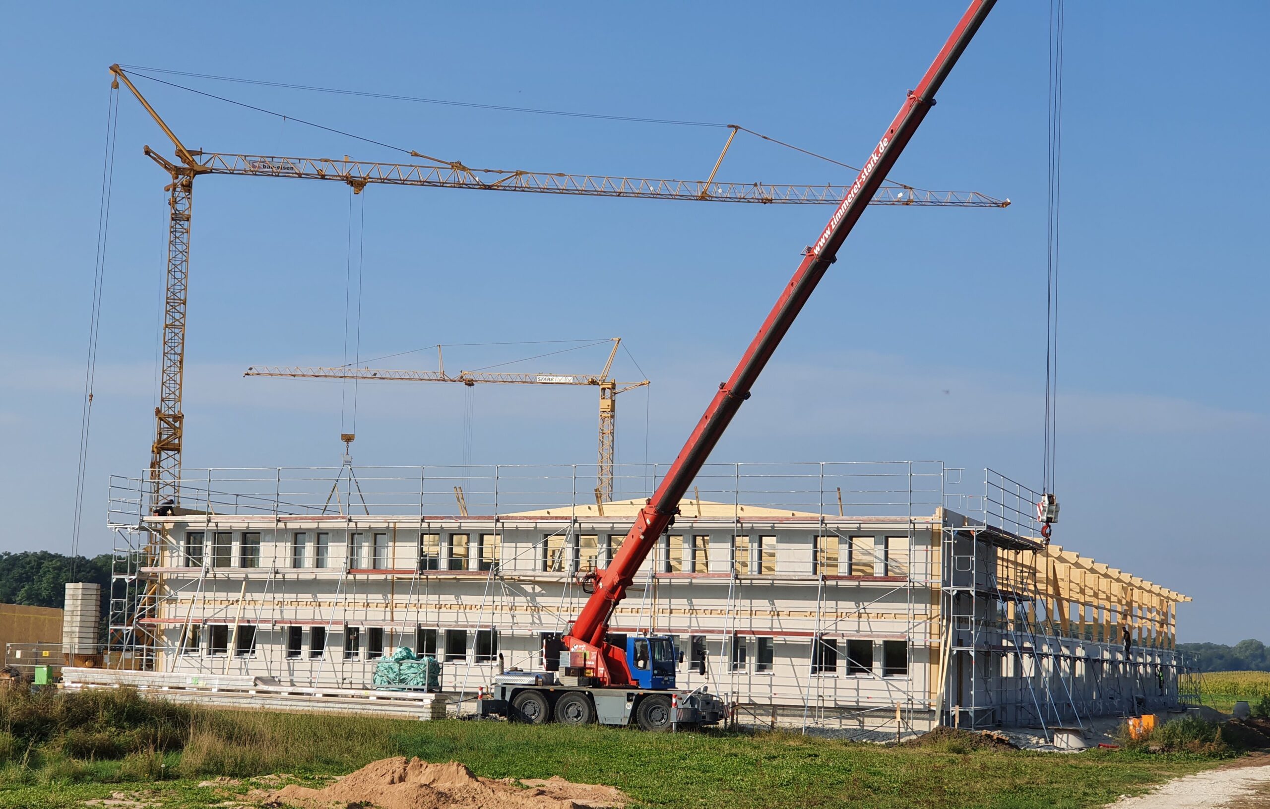 Neubau, Büro, Sandstrahltechnik